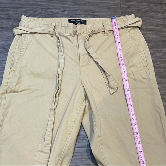 Banana Republic Nude Chino Pants w removable belt - Picture 3 of 6
